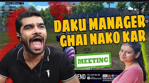 Shreeman Legend Bgmi Funny Gameplay With Daku The Manager🔥chicken