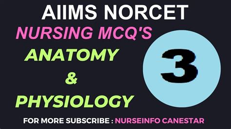 NORCET AIIMS 3 Most Important Questions And Answers YouTube