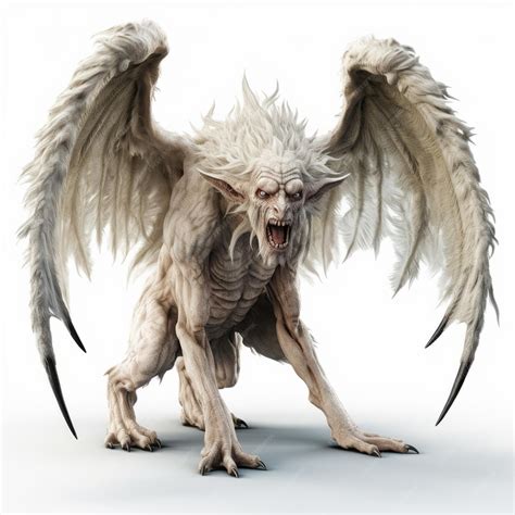 Premium Photo | Dark And Haunting 3d Graphic Of Greek Demon With Large