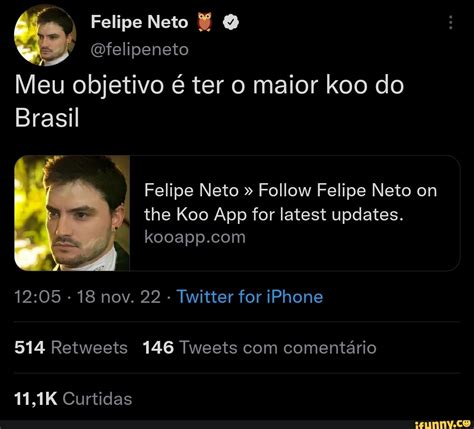 Felipe Neto Ofelipeneto Meu Objetivo Ter O Maior Koo Do Brasil