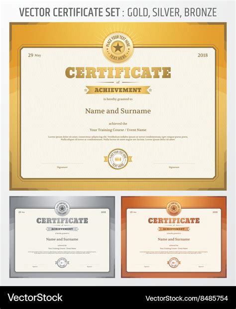 Bronze Star Certificate Template