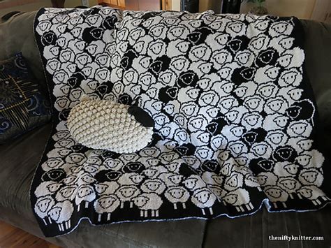 Ravelry Counting Sheep Blanket Pattern By Lisa Hannan Fox