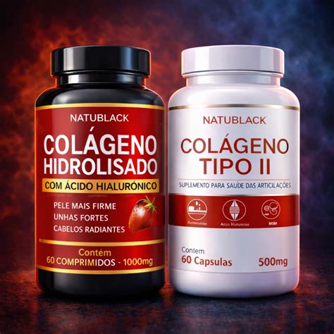 Colageno Hidrolisado Tipo 2 Qual O Melhor - Colágeno Hidrolisado com Ácido Hialurônico + Colágeno Tipo 2 Original ...