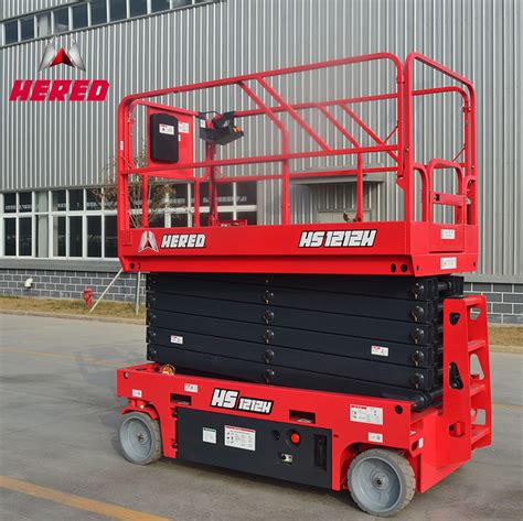 M Self Propelled Hydraulic Platform Aerial Work Electric Scissor Lift