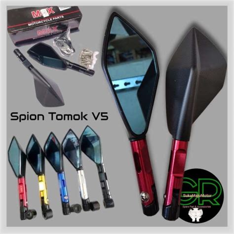 Promo Spion Tomok V Full Cnc Fastbikes Universal Variasi Jumbo Besar