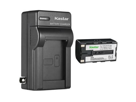 Kastar 1 Pack Battery And Ac Wall Charger Replacement For Topcon Bt 61q Bt 62q Bt 65q Bt 66q Gms