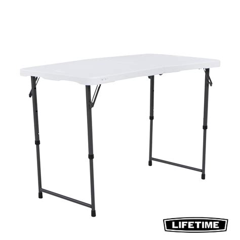 Lifetime Products Commercial Adjustable Folding Table Islamiyyat