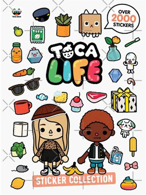 Toca Life Sticker For Sale By Pixelrune Redbubble