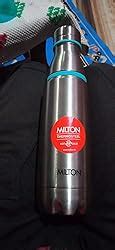 Buy Milton Vertex Thermosteel Water Bottle With Unbreakable Plastic