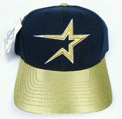 HOUSTON ASTROS MLB VINTAGE 1990s RETRO LOGO 2-TONE CAP HAT SNAPBACK NWT ...