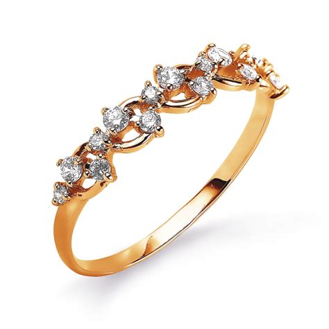 Ringe Damen Ring mit Zirkonia 585 Rotgold DR15566 Größe 52 16 5