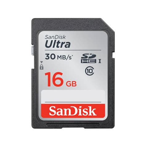 Sandisk Sdsdunc 016g Gn6in 16gb Ultra Uhs I Sdhc Memory Crd