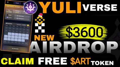 New Crypto Airdrop 2023 Yuliverse Airdrop Claim ART Token Airdrop