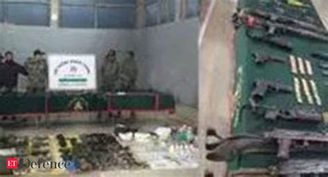 Ammunition Recovered J K Huge Cache Of Arms And Ammunition Recovered