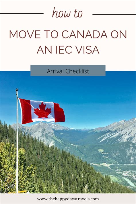 Moving To Canada From The Uk On Iec Arrival Checklist