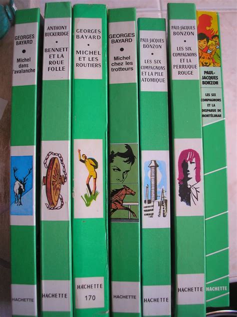 Lot 7 Livres Bibliotheque Verte Les Six Compagnons Et La Disparue De