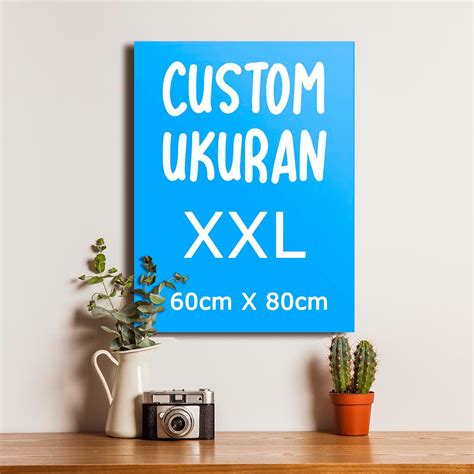 jual poster custom ukuran    cm tebal  mm xxl shopee indonesia