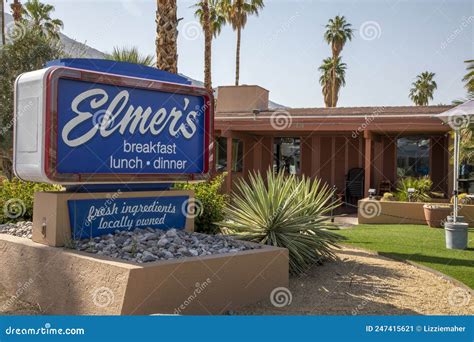 Elmer S Restaurant Palm Springs Editorial Photo Image Of Diner Home