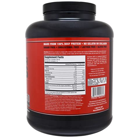 Musclemeds Carnivor Mass Anabolic Beef Protein Gainer Vanilla