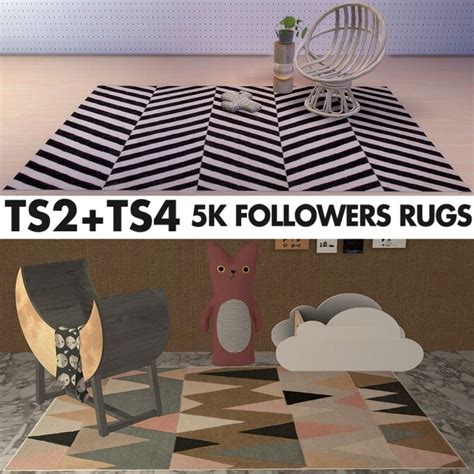 Rug Recolors At Riekus The Sims Catalog