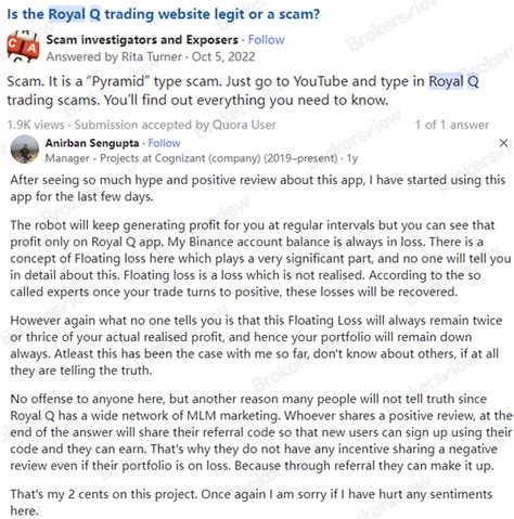 Jangan Terlibat Dengan Royal Q Broker Scam Ini Tidak Akan Memberikan