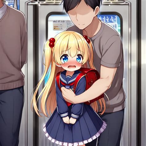 Blonde girl being molested エロ Aipictors