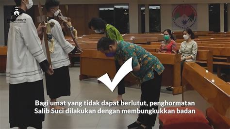 Tata Cara Penghormatan Salib Suci Gereja Maria Kusuma Karmel Paroki