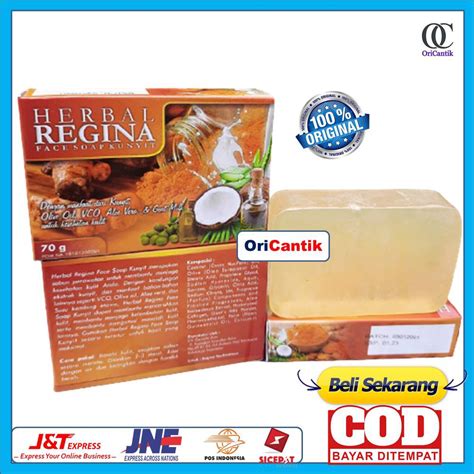 SABUN HERBAL REGINA ORIGINAL BPOM SABUN GATAL PANU KADAS KURAP DAN