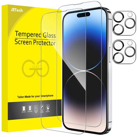 Jetech Full Coverage Screen Protector For Iphone 14 Pro Max 6 7 Inch