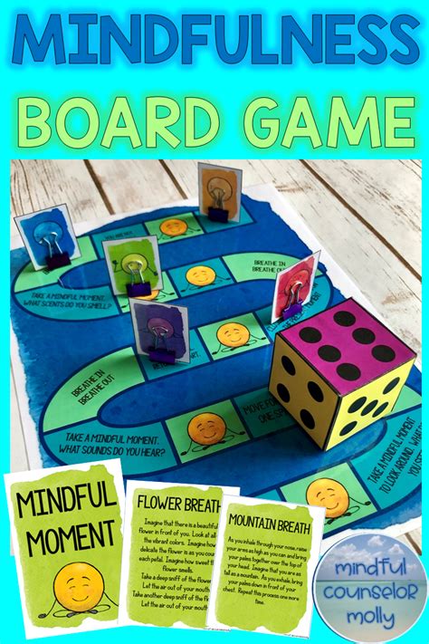 Mindfulness Board Game School Counseling Games Counseling Games