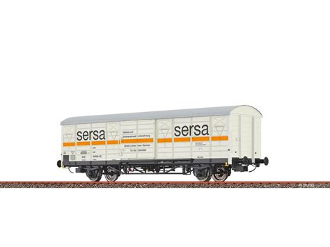 Brawa H0 Gedeckter Güterwagen Gbs Sersa Epoche V Sonstige