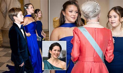 Princess Isabella Of Denmark Accessorises With Her Mother Princess