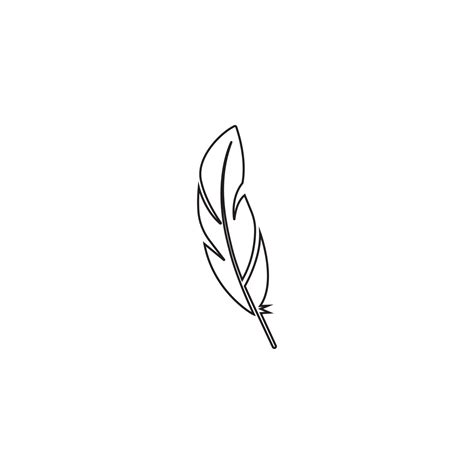 Feather icon vector illustration template design 10060573 Vector Art at ...