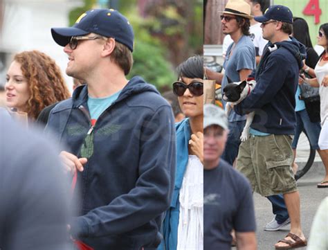 Photos of Leonardo DiCaprio With Lukas Haas And a Dog at The Abbot ...