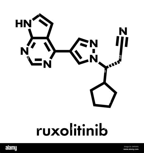 Ruxolitinib Myelofibrosis Cancer Drug Molecule Janus Kinase Inhibitor