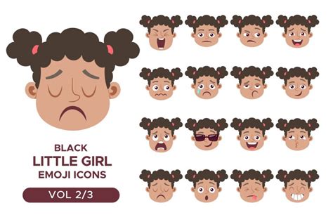 Black Girl Emoji Vector Images (over 4,200)