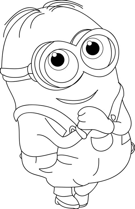Desenho Para Colorir Minions 3 - 10