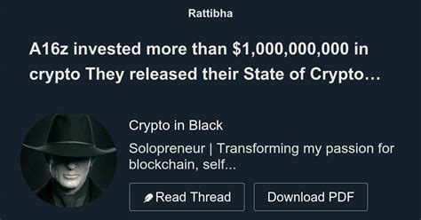 A16z Invested More Than 1000000000 In Crypto They Released Their