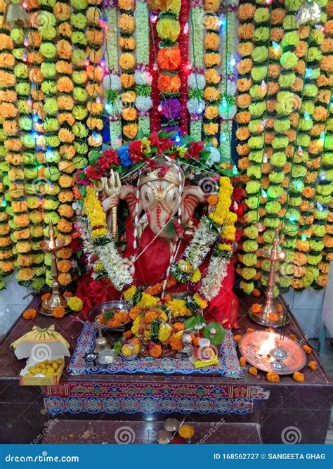 At District Ratnagiri, Temple of Lord Ganesha Stock Image - Image of lord, district: 168562727