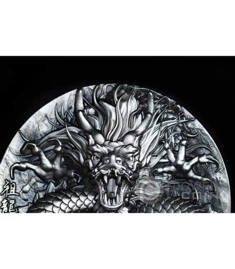 Ancestral Dragon Antique Finish Oz Silber M Nze Franken Chad