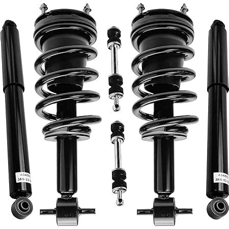 Detroit Axle 10181 4A Complete Front And Rear Shock Absorbers For Heavy