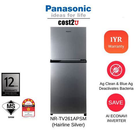 Panasonic L Door Econavi Inverter Refrigerator Nr Tv Apsm Nr