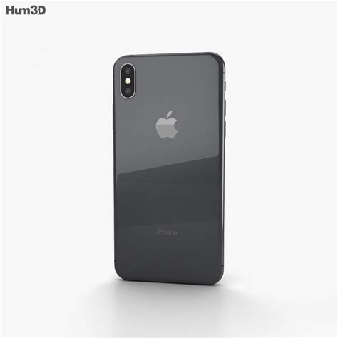 Apple iPhone XS Max Space Gray 3D model - Electronics on Hum3D