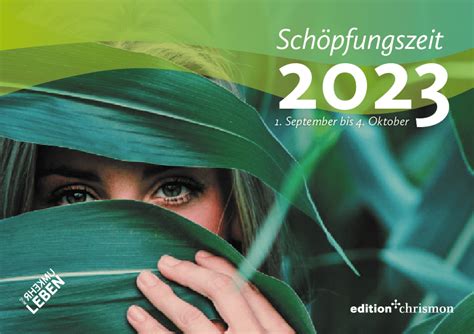 Schöpfungszeit 2023 startet mit zentralem Event zum Ökumenischen Tag