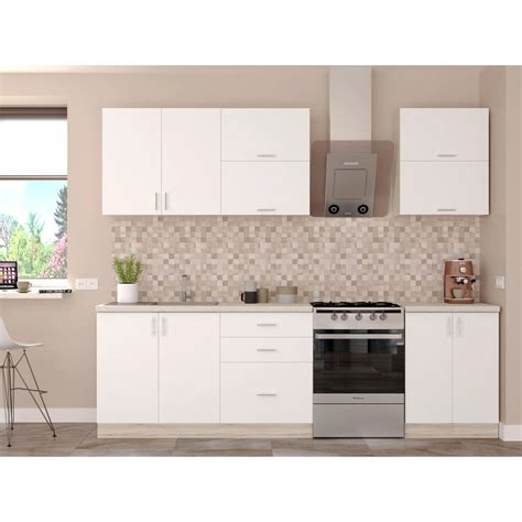 ᐉ Кухня прямая Лиора 200 см Белый (S-80-006-178) • Купить в Киеве ...