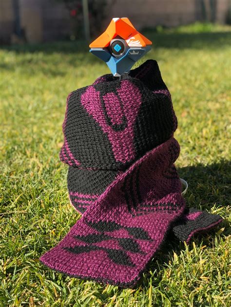 Custom Destiny Destiny 2 Inspired Double Knit Scarf Etsy