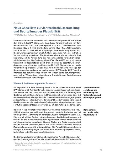 Pdf Checkliste Neue Checkliste Zur Checkliste Neue Checkliste Zur