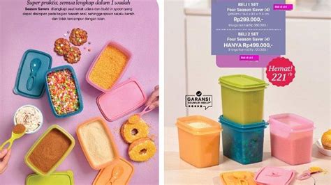 KATALOG Lengkap Promo Tupperware Terbaru Hingga 28 Februari 2023 Harga