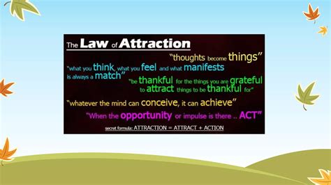 The Law Of Attraction Ppt