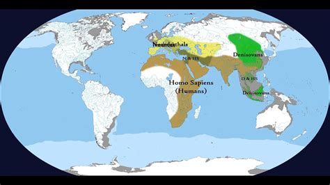 History of the Hominids (Humans, Neaderthals, Denisovans) Timeline HD ...